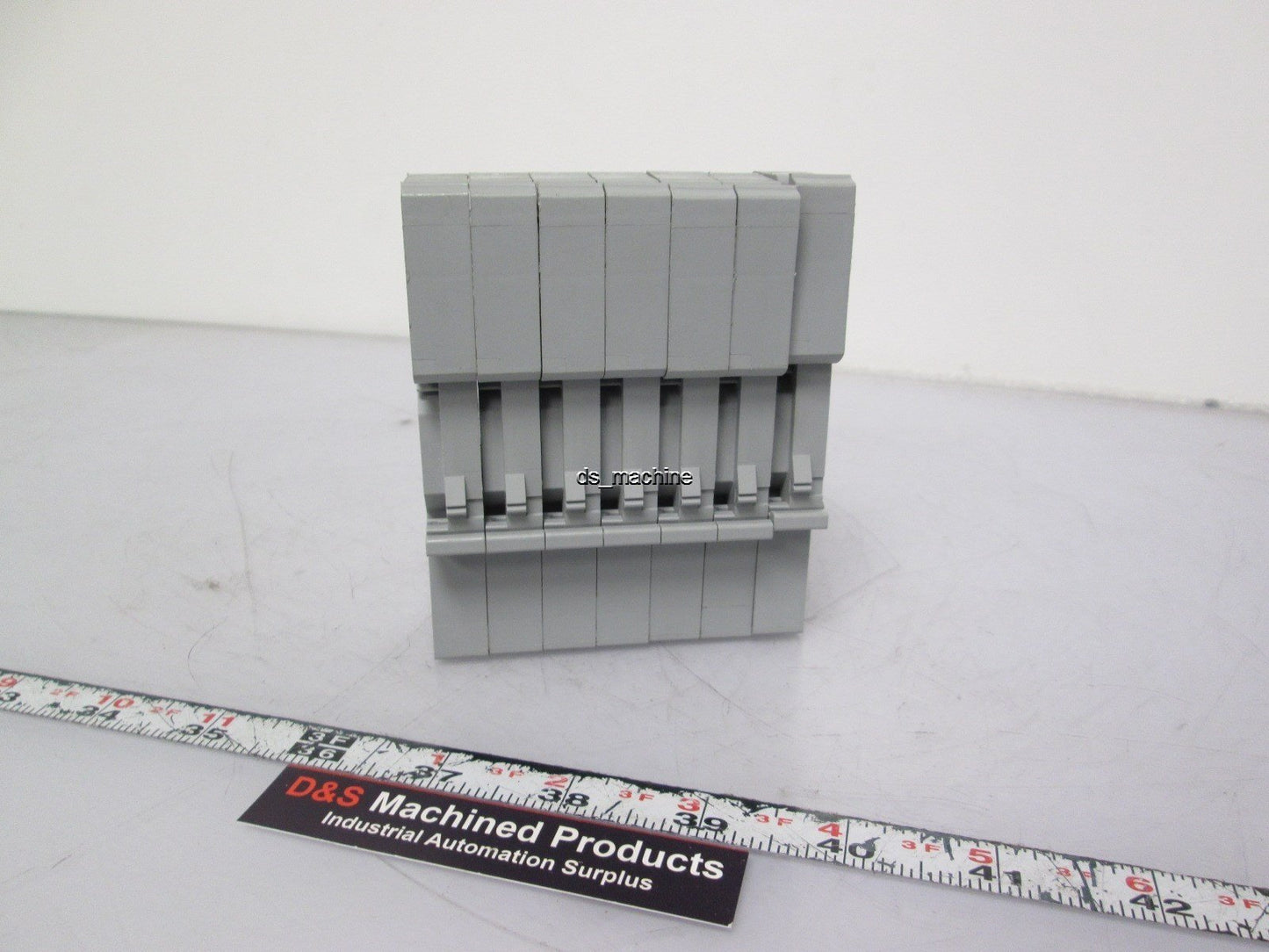 Used Lot of 7 Wago 283-671 Terminal Blocks for 24-8AWG Wire Gray DIN Mountable