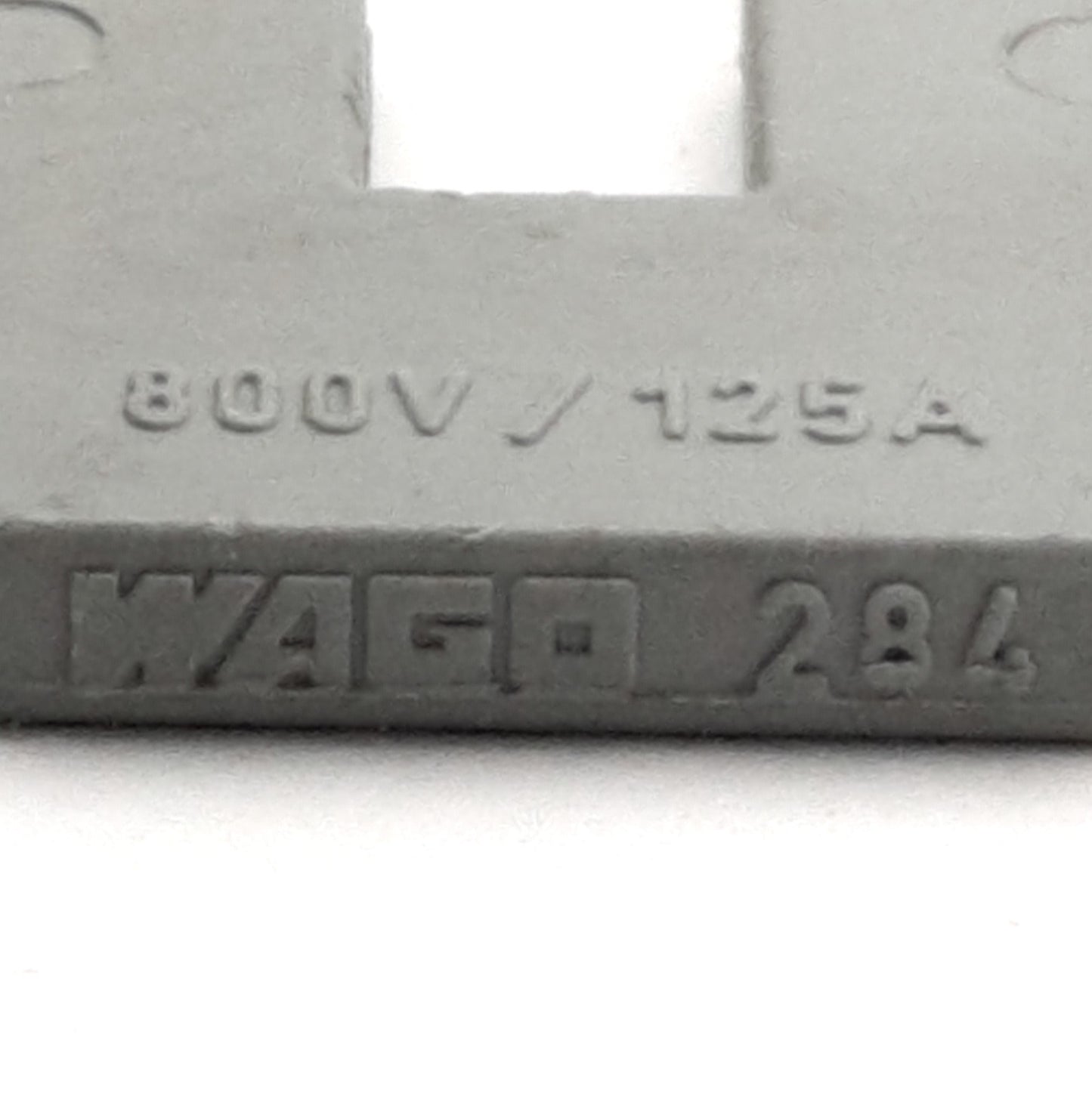 Used Lot of 20 WAGO 284-412 Insulated Jumper Bar for 125A Gray Color