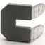 Used Lot of 20 WAGO 284-412 Insulated Jumper Bar for 125A Gray Color