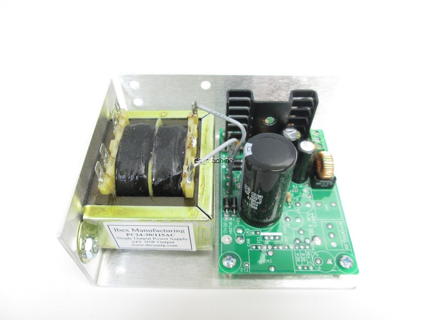 Used Ibex PC24-30/115AC Single Output Power Supply, 115VAC-In, 24V-30W-Out