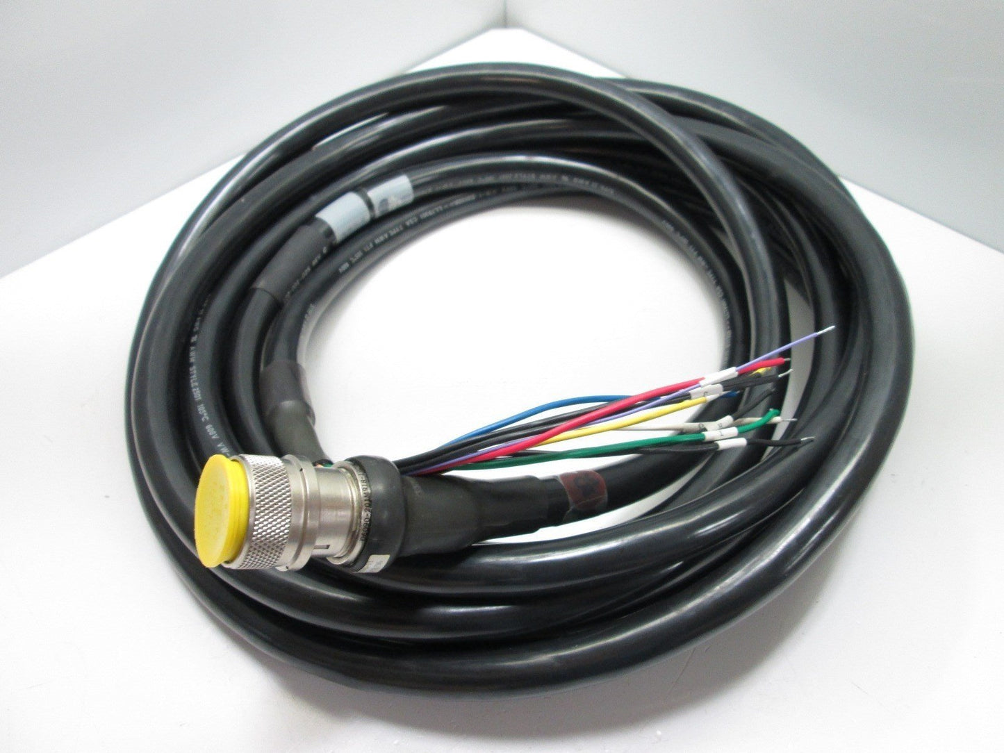Used Modicon 122-001-025 Cable feedback CG 25FT