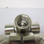 New Lot of 7 New BSPP 1/2" Nickel-Plated Brass Female Tee Connectors 1450 PSI @ 72°F