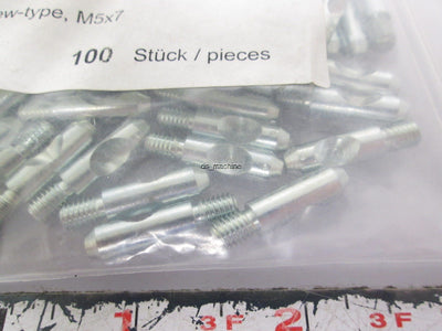 New Lot of 100 New Maytec 1.20.A2S2M5/7 Anchor Screws M5x7