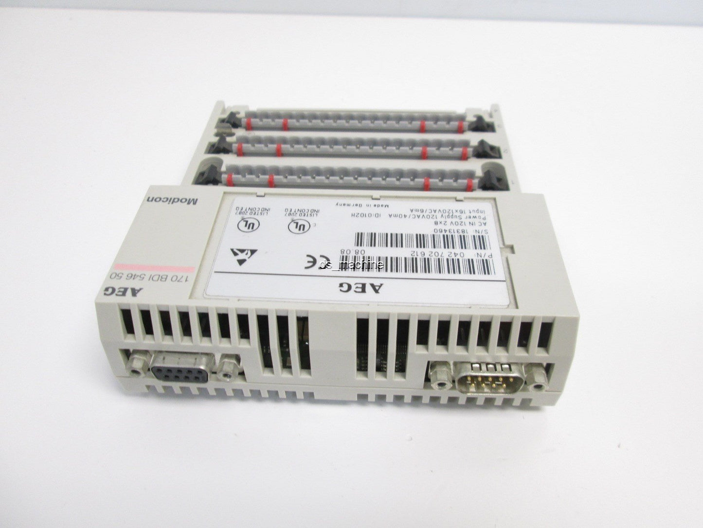 Used Modicon 170-BDI-546-50 Input Module, AC 120V 2x8, 16x120VAC Input
