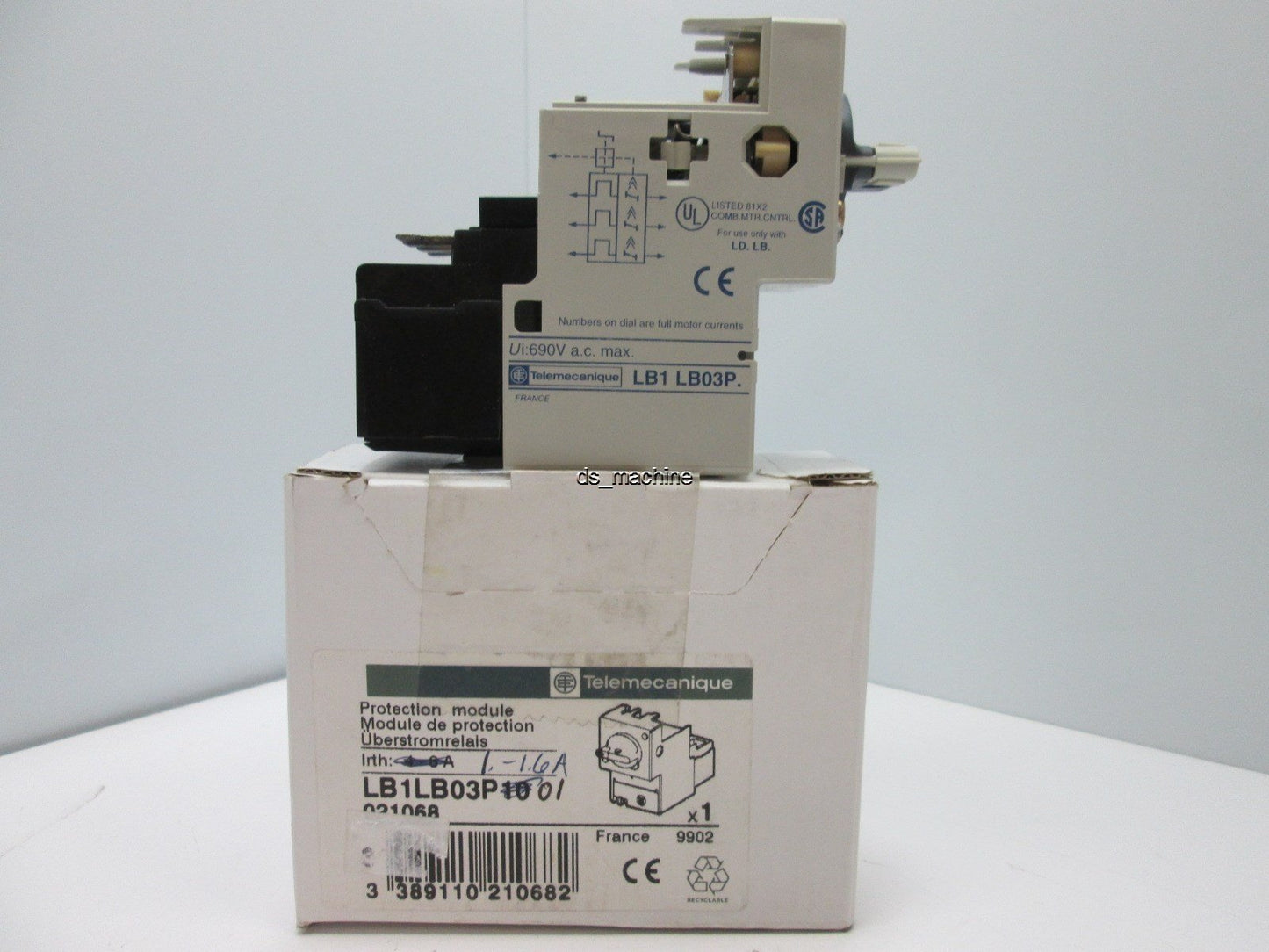 New Telemecanique LB1LB03P01 Protection Module 575VAC -1.0 -1.6A