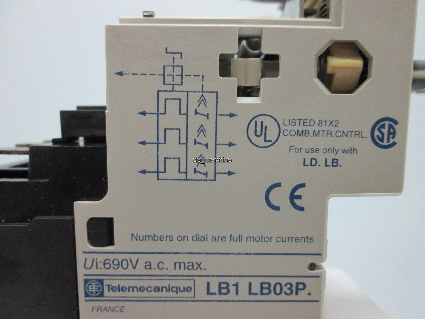 New Telemecanique LB1LB03P01 Protection Module 575VAC -1.0 -1.6A