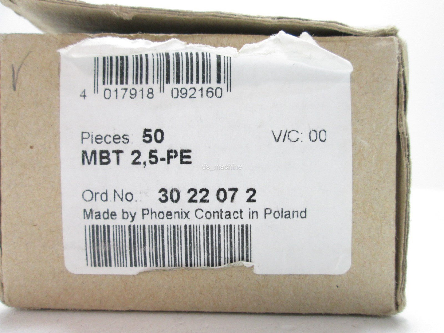 New Lot of 45 Phoenix Contact 3022072 Terminal Blocks MBT 2,5-PE