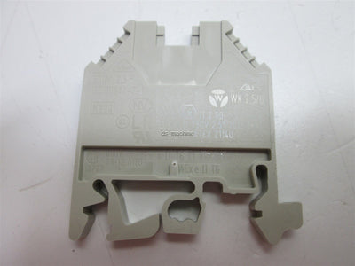 New Lot of 40 Weidmuller WK2.5 2.5mm 20A 600V 12 to 24 AWG  Terminal Block