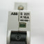 Used Lot of 3 ABB S-221-K-16A Circuit Breakers S221K16A