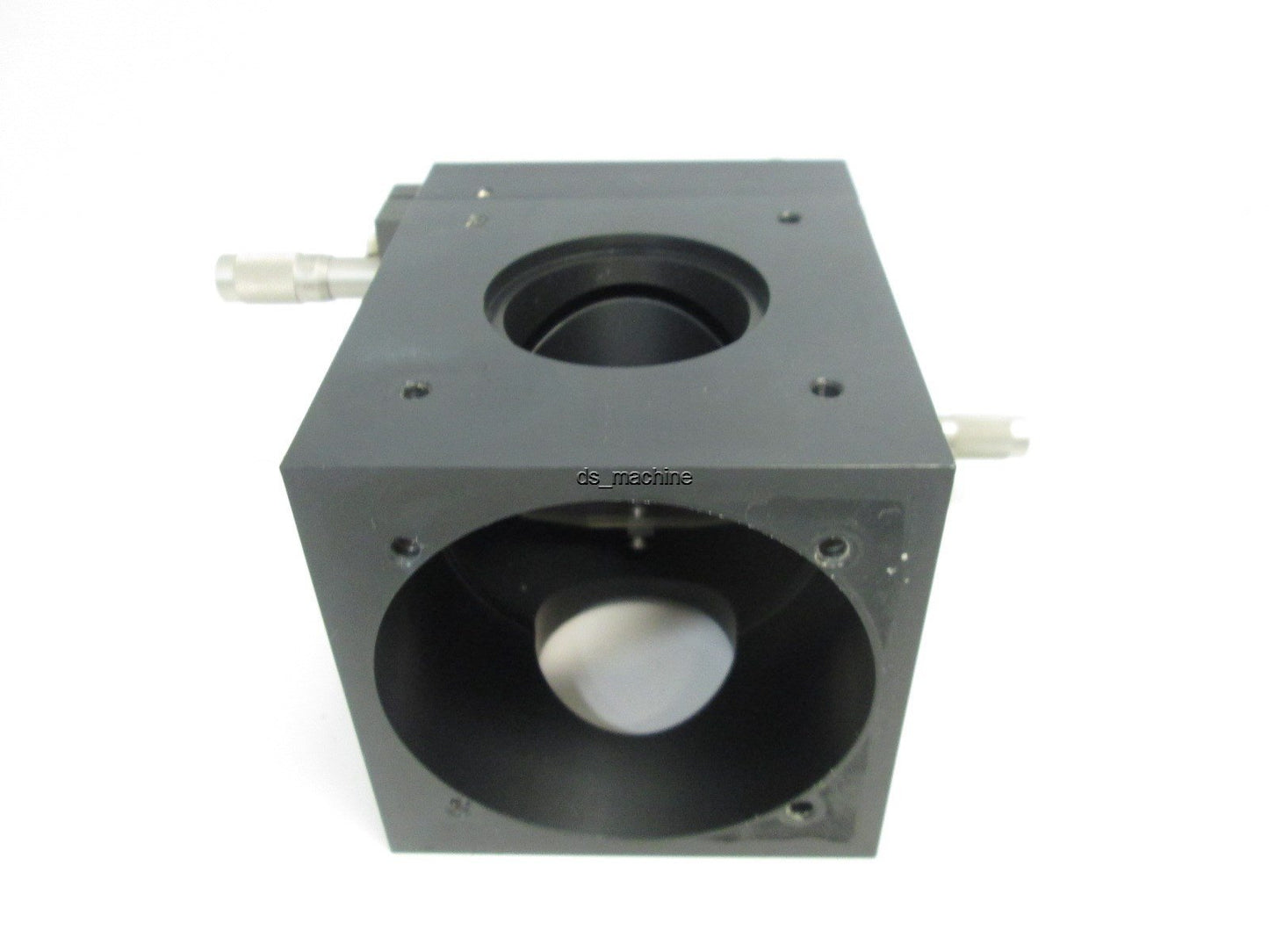 Used Spiricon 10768-902 Cube Mounted Adjustable Beam Splitter, damage to corners