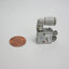 Used SMC MHCM2-7S Pneumatic Gripper, Single Acting Normally Open