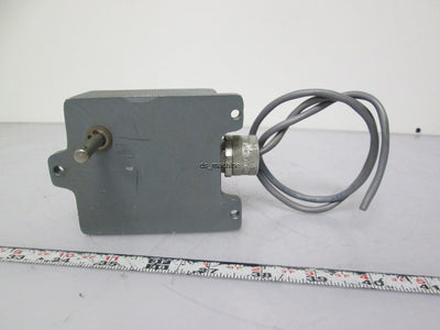 Used Durant E-S-4-X Limit Switch with Enclosure Cork Gasket 1/4" Diameter Shaft