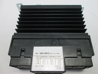 Used Chromalox 4001 SCR Single phase Zero-Crossover SCR power Controller