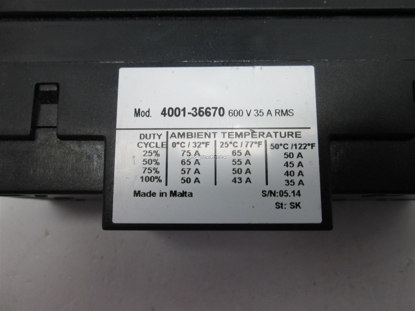 Used Chromalox 4001 SCR Single phase Zero-Crossover SCR power Controller