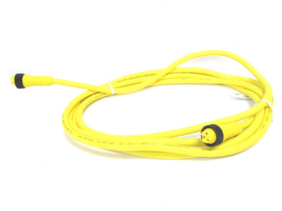 New – Open box Lumberg RSRK 301-738/12F Cable Cordset 3-Pin, Mini 7/8", Round Connector, 12ft