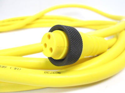 New – Open box Lumberg RSRK 301-738/12F Cable Cordset 3-Pin, Mini 7/8", Round Connector, 12ft