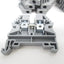 New – Open box Lot of 8 Klemsan AVK4 Terminal Blocks, 750V 32A, 600V 30A AWG 26-10