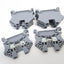 Used Lot of 8 EURO4 Terminal Blocks, 750V 32A, 600V 30A AWG 24-10