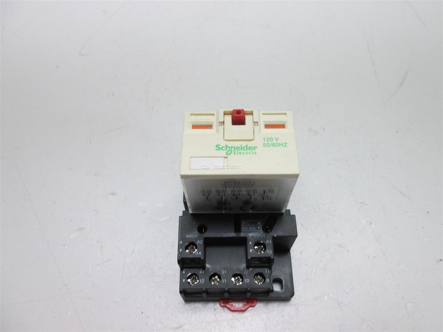 New Schneider RPZF4 Socket 14Pin DIN/PanelMount 250V 16A & RPM41F7 Plug-In Relay 120