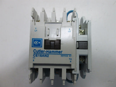 New Cutler-Hammer CE15AN2T4B  2 Pole Contactor, 7A, 24VDC Coil