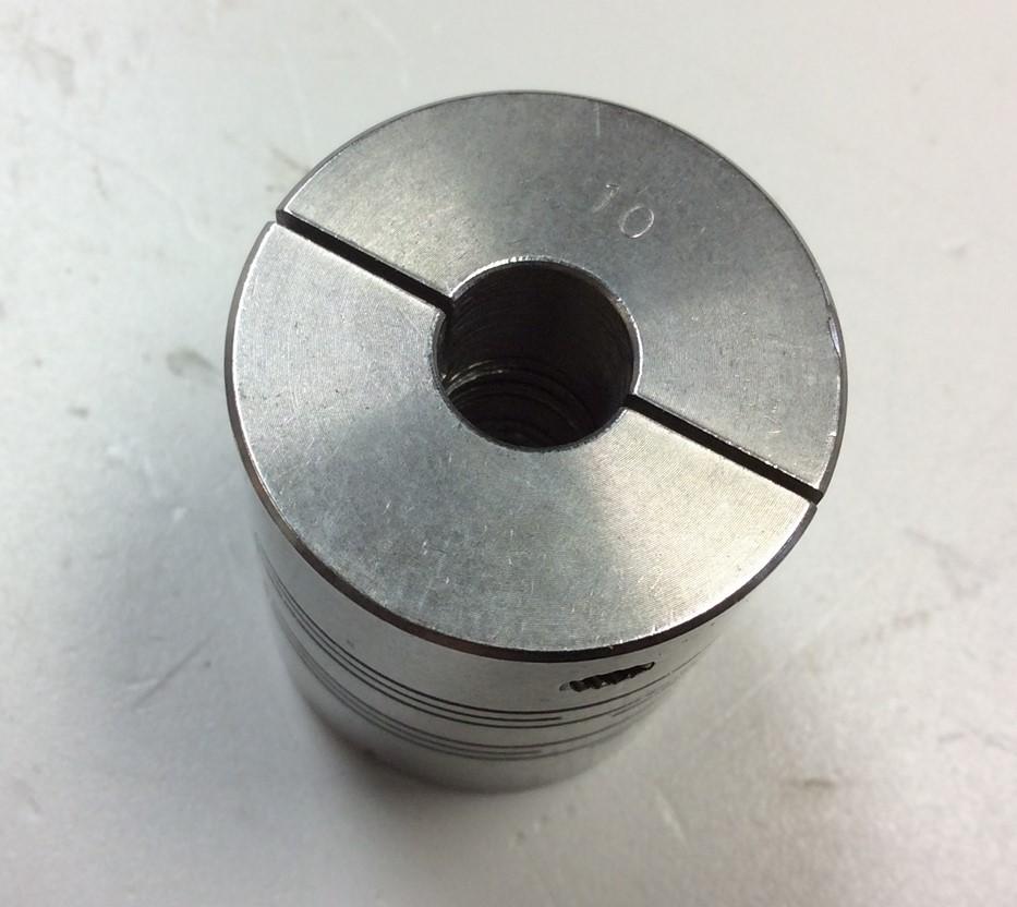 New Other Misumi CPLSC32-10-9.525 Stainless Steel Slit Coupling 9.525mm-10mm Zero Backlash