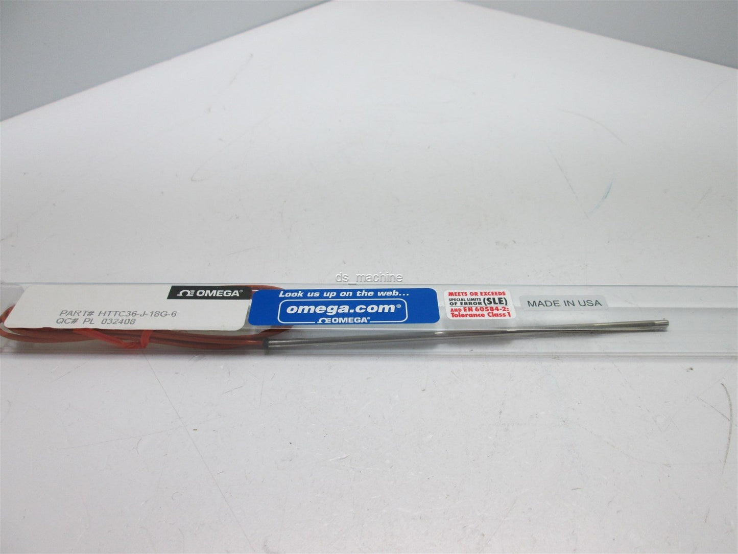 New Omega HTT36-J-18G-6 Thermocouple Temperature Probe