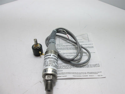 New Marsh Instruments 200GGH1002213 Range 0-1000PSI output 4-20mA Supply 0-10VDC
