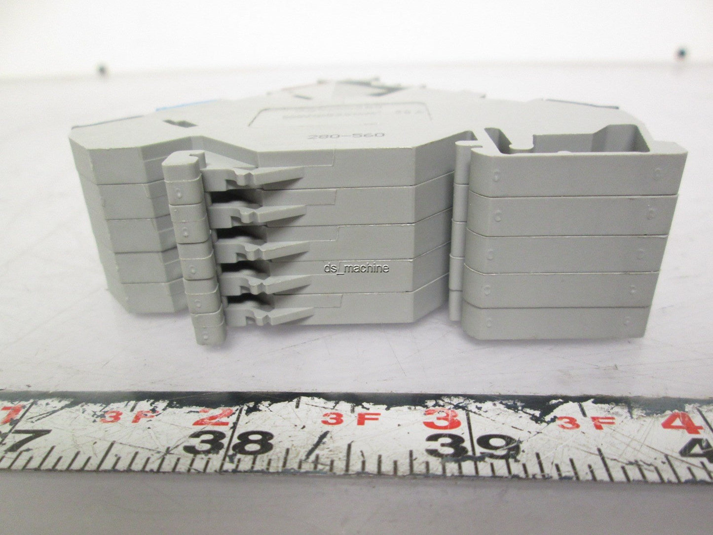Used Lot of 5 Wago 280-560 Terminal Blocks 380VAC 20A