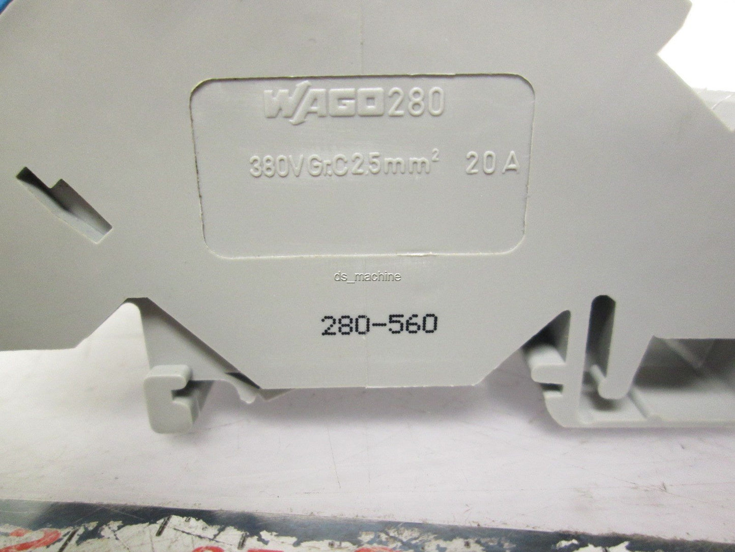 Used Lot of 5 Wago 280-560 Terminal Blocks 380VAC 20A