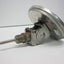 Used Ashcroft Bi-Metal Thermometer 0-200F, 5" Face, 1.75" Probe, 1/2" NPT, Hinged