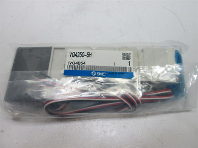 New SMC VQ4250-5H Solenoid Valve, 5 Port, 0.15-1.0MPa, 24VDC