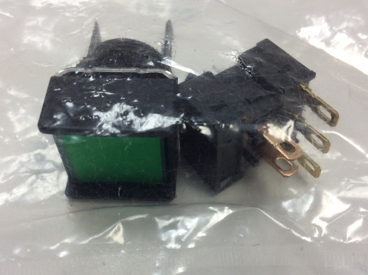 New Lot of 3 Omron A165AGA1 PB Square Green SPDT ALT Pushbutton Switches