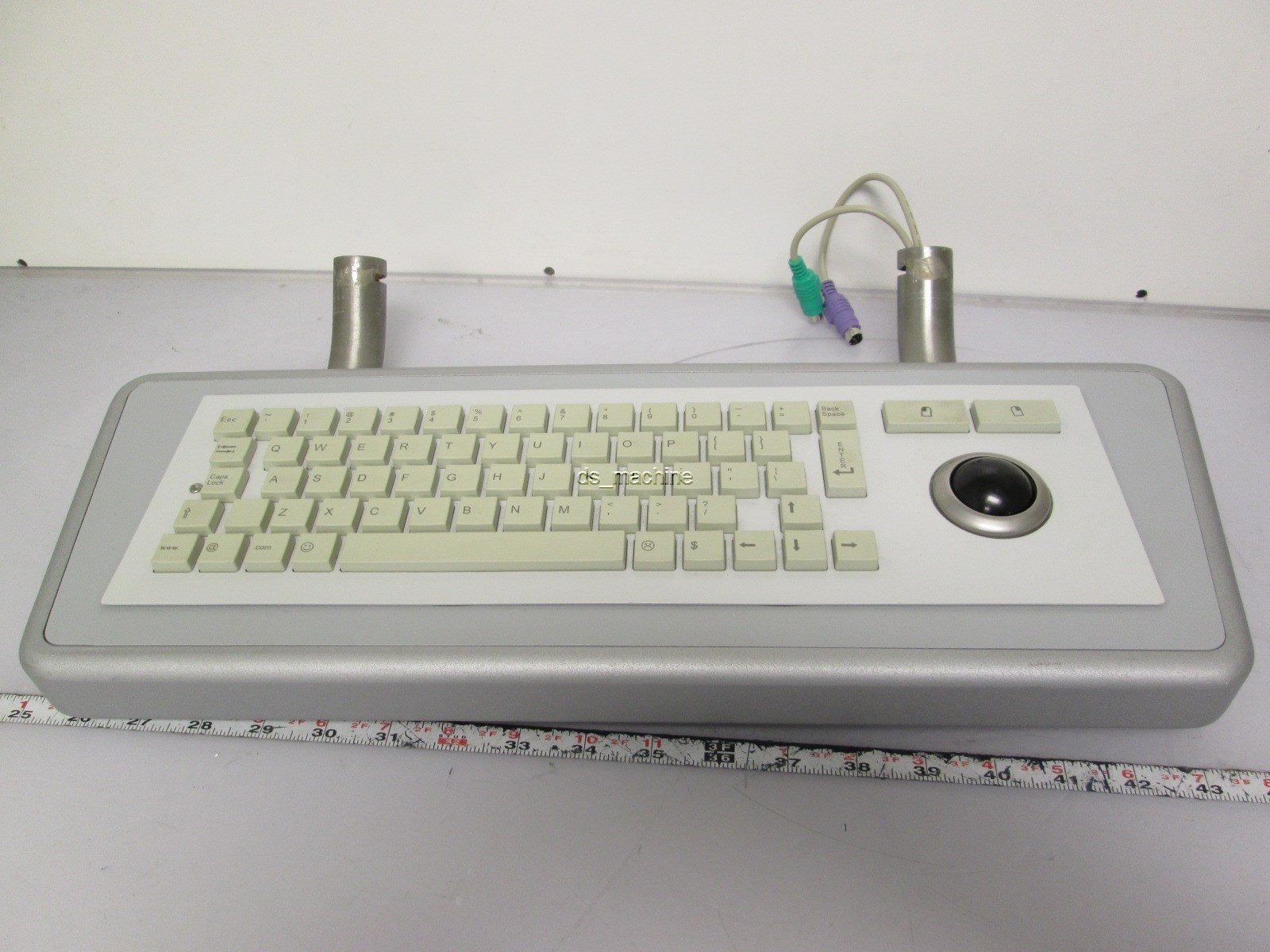Devlin Keyboard Devlin KMX-067T-010 Kiosk Keyboard P/S2 Connections w/ Trackball & Enc ...