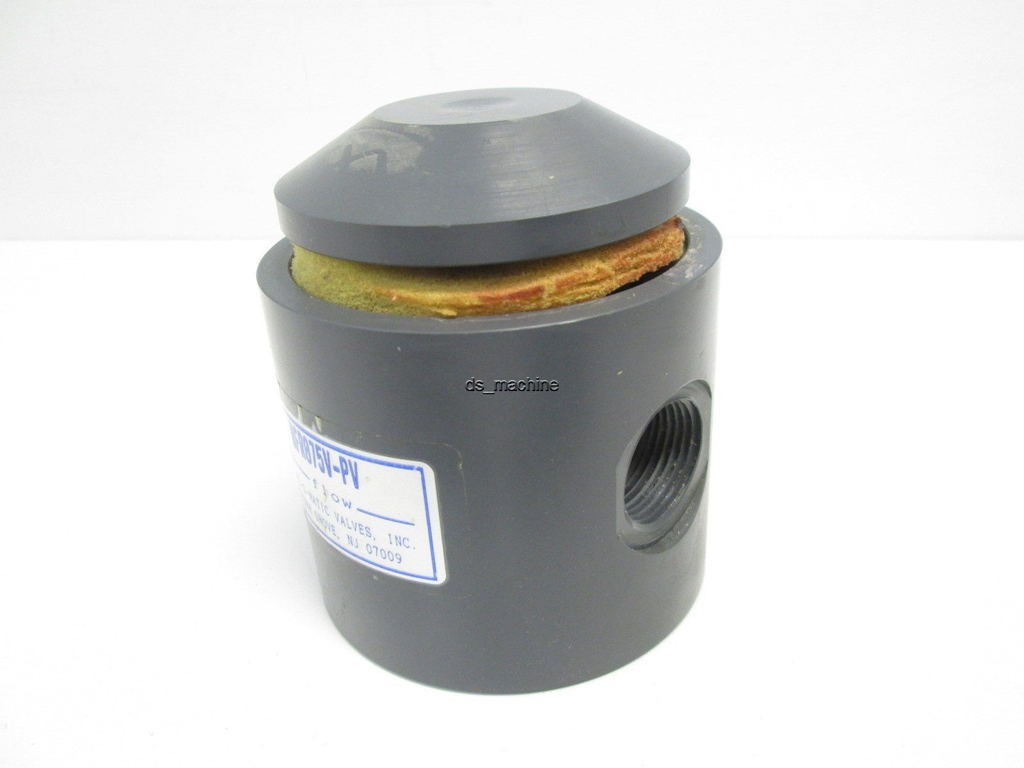 Used Plast-o-matic MFR075V-PV Foot Operated Valve, PVC, Poppet, 0.75" Size