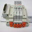 New SMC Manifold Valve Assembly (2x) SV1200-5FU (1x) SV1A00-5FU 24VDC