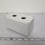 Used Sartel A-2066 Pushbutton Enclosure 3x 22mm Plastic Gray 5 1/4" x 2 7/8" x 2 1/2"