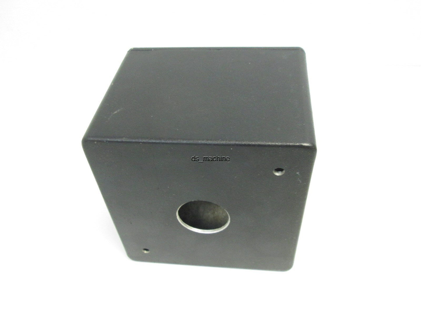 Used Steel Pushbutton Enclosure, Black, 120mm (4.725")x 120mm (4.725")x 95mm (3.740")
