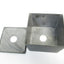 Used Steel Pushbutton Enclosure, Black, 120mm (4.725")x 120mm (4.725")x 95mm (3.740")