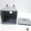 Used Electrical Machine Push Button Enclosure Gray, Plastic, 4.00"L x 4.00"W x 4.47"D
