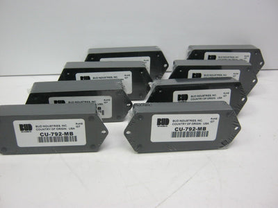 New Lot of 8 New Bud Industries CU-792-MB Enclosures