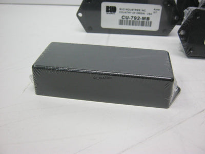 New Lot of 8 New Bud Industries CU-792-MB Enclosures