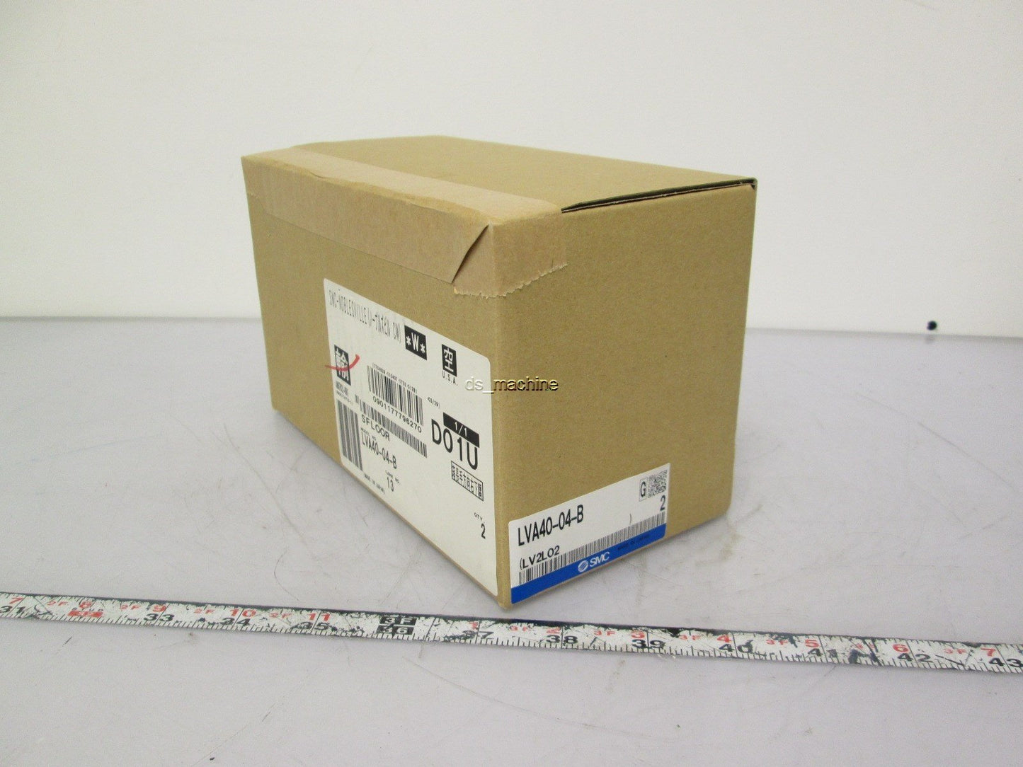 New Lot of 2 New SMC LVA40-04-B High Purity Pilot Actuated Valve 1/2" R Thread