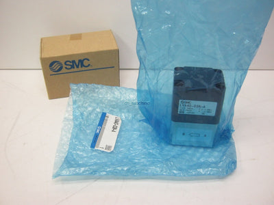 New SMC LVA40-03N-A Flouropolymer Valve N.C. 3/8NPT, PTFE Diaph, Stainless Steel
