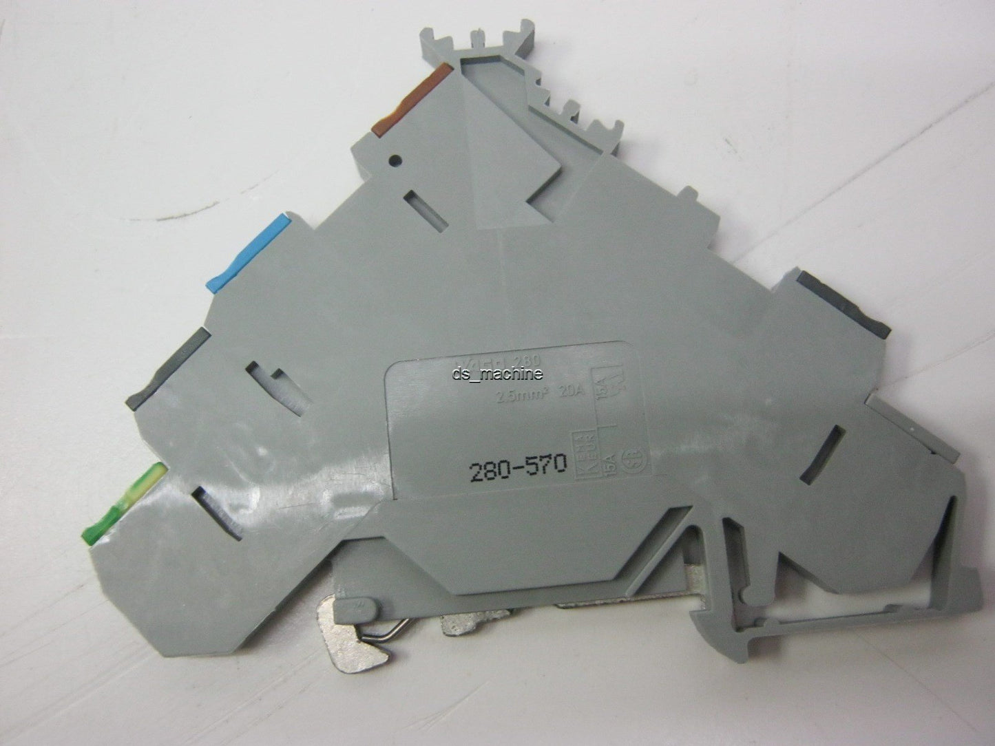 Used Lot of 11 WAGO 280-570 Sensor Terminal Block w/ Ground 20A 400V