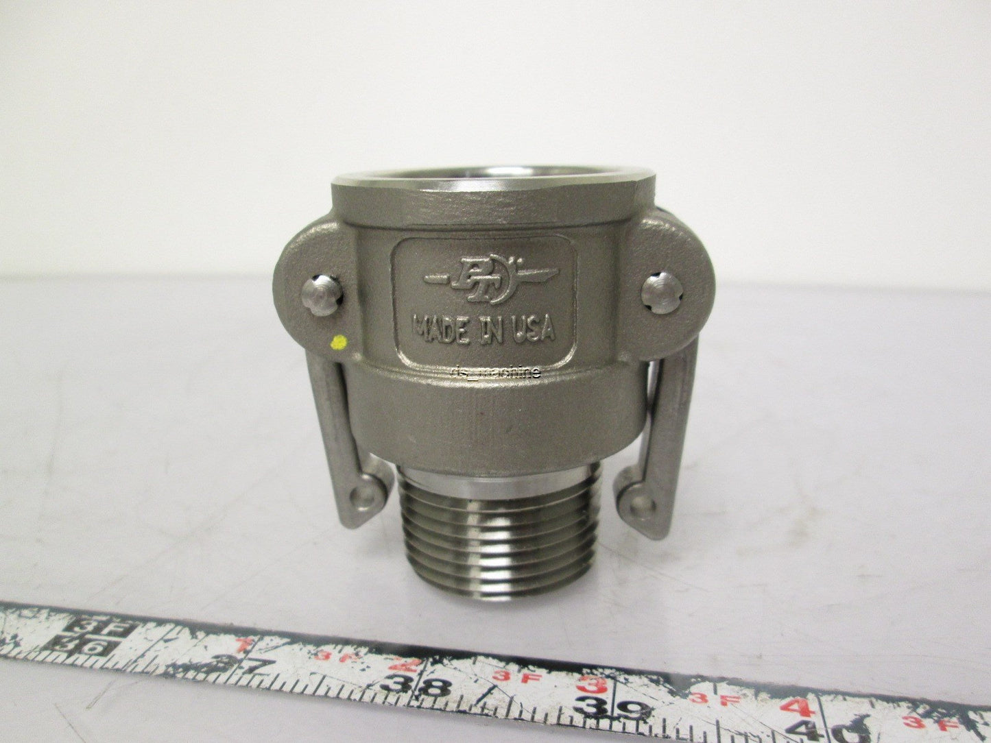 New PT Coupling 10B Male Grove and Cam Lock Fitting for Wet or Dry Goods 1" NPT