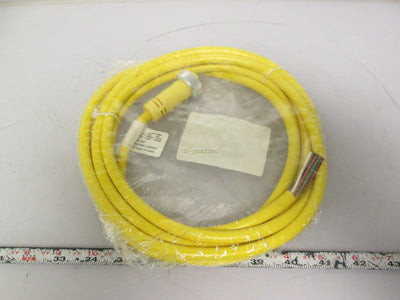 New Mencom Corporation MIN-8FPX-12 Cordset 8-Pole Female Plug 12' 18AWG 300V 5A