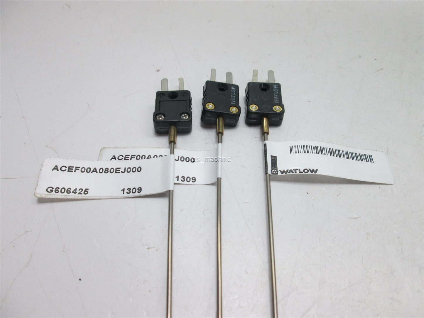 New Lot of 3 Watlow G606425 1309 Thermocouples J type