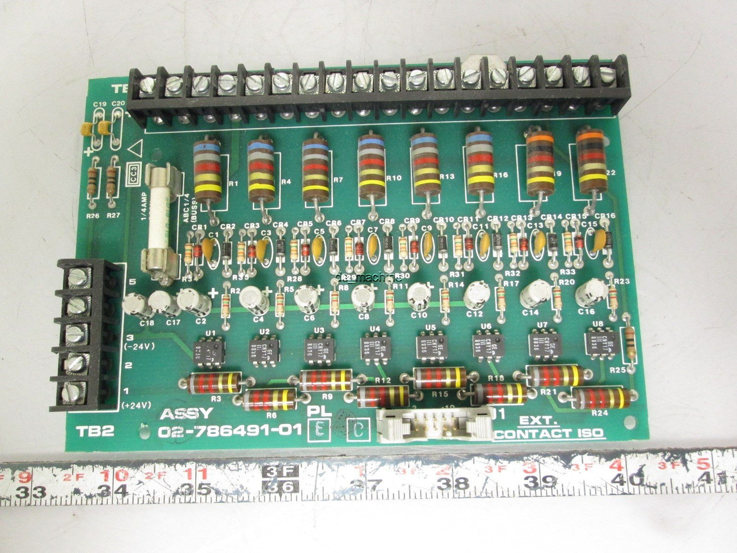 Used Liebert 02-786491-01 Rev. E Control Module External Contact ISO Board
