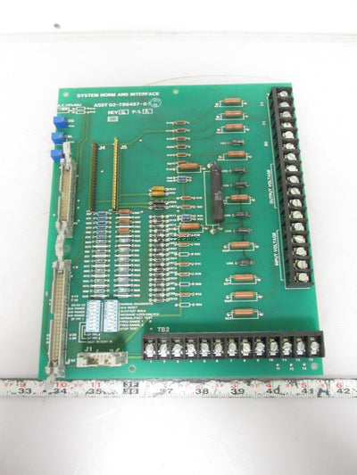 Used Emerson 02-786487-03 Rev. G System Norm and Interference Board