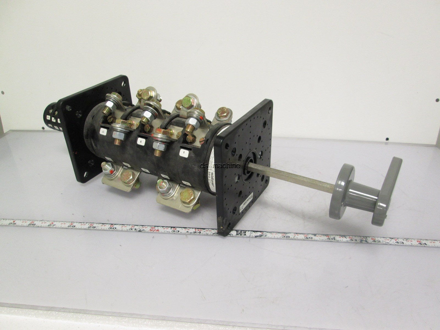 Used Salzer S612 Rotary Cam Switch 690V 60A 20 Pole w/ Auxiliary Contacts